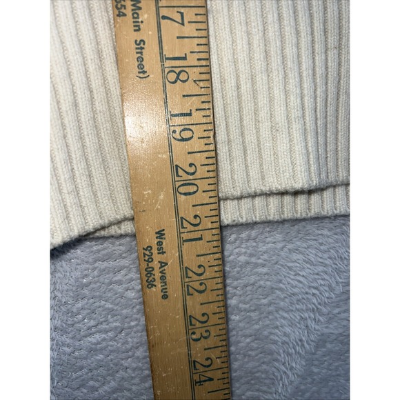 Veronica Beard Sweater Women's Medium Crew Neck Cable Knit Stripes Jimena - Picture 5 of 10